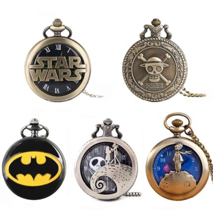 (랜덤 발송) 만화 영화 회중 시계_쥬얼리 영화 기념 생일선물 여행 관광